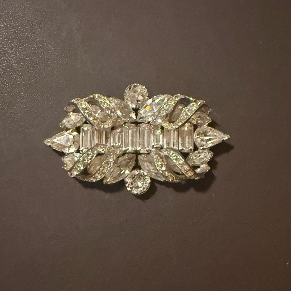 Eisenberg Rhinestone Statement Brooch